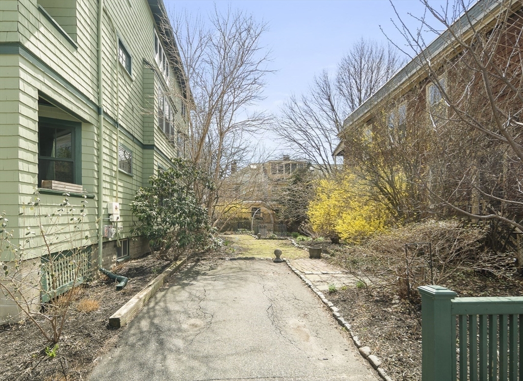 40 Eustis Street Cambridge, MA 02140 - Photo 23 of 23 a view of a pathway with a yard