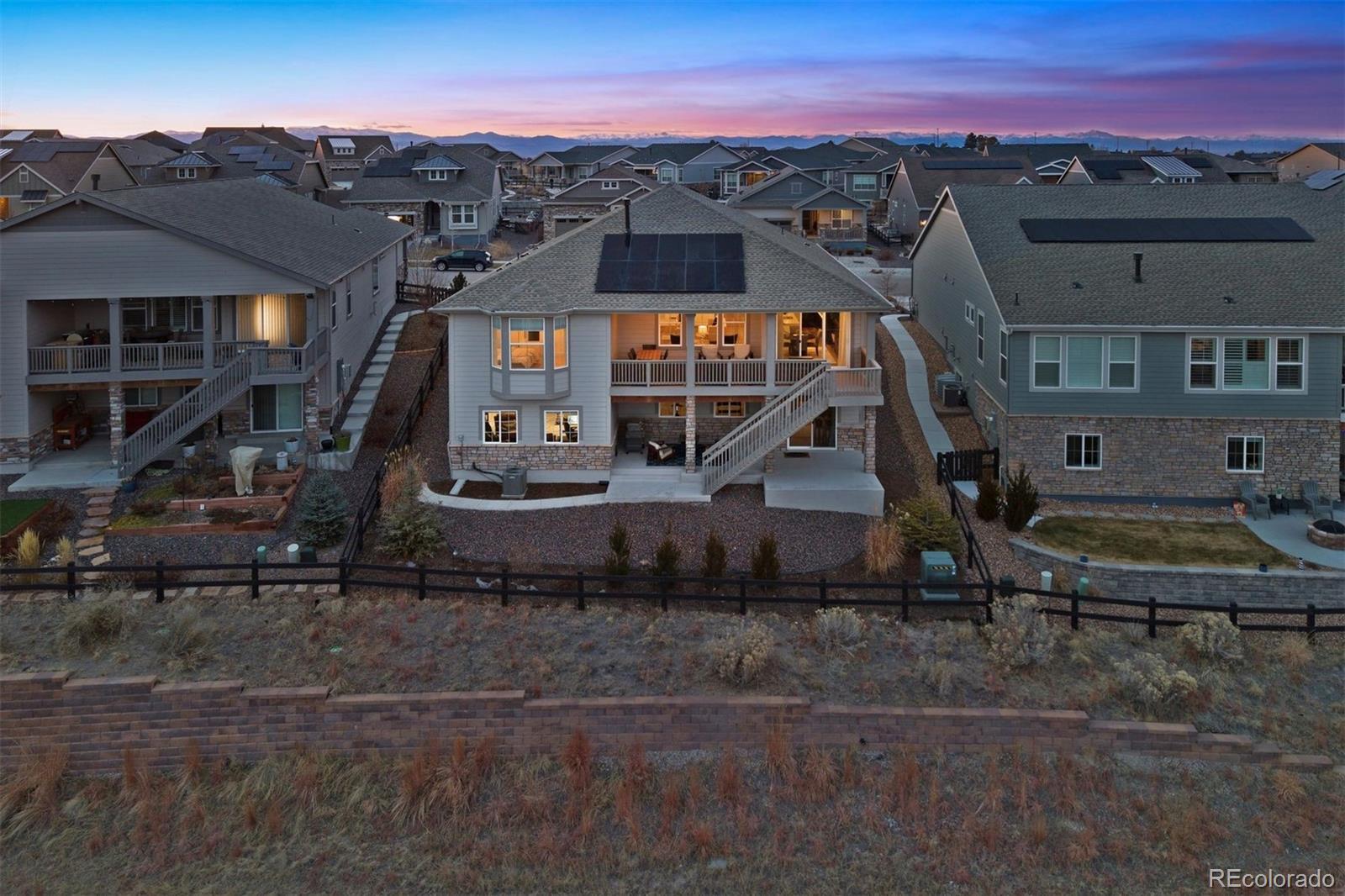 8500 South Riviera Court Aurora, CO 80016 - Photo 3 of 35 an aerial view of a house