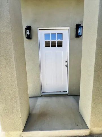 a view of front door