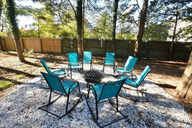 a view of a park with tree s