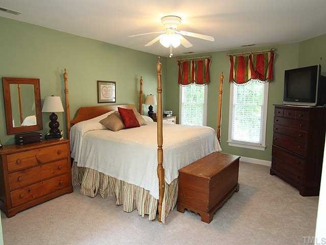 1909 Capers Court Raleigh, NC 27612 - Photo 8 of 15 Large master bedroom with brand new carpet. Light and bright. Master Bedroom