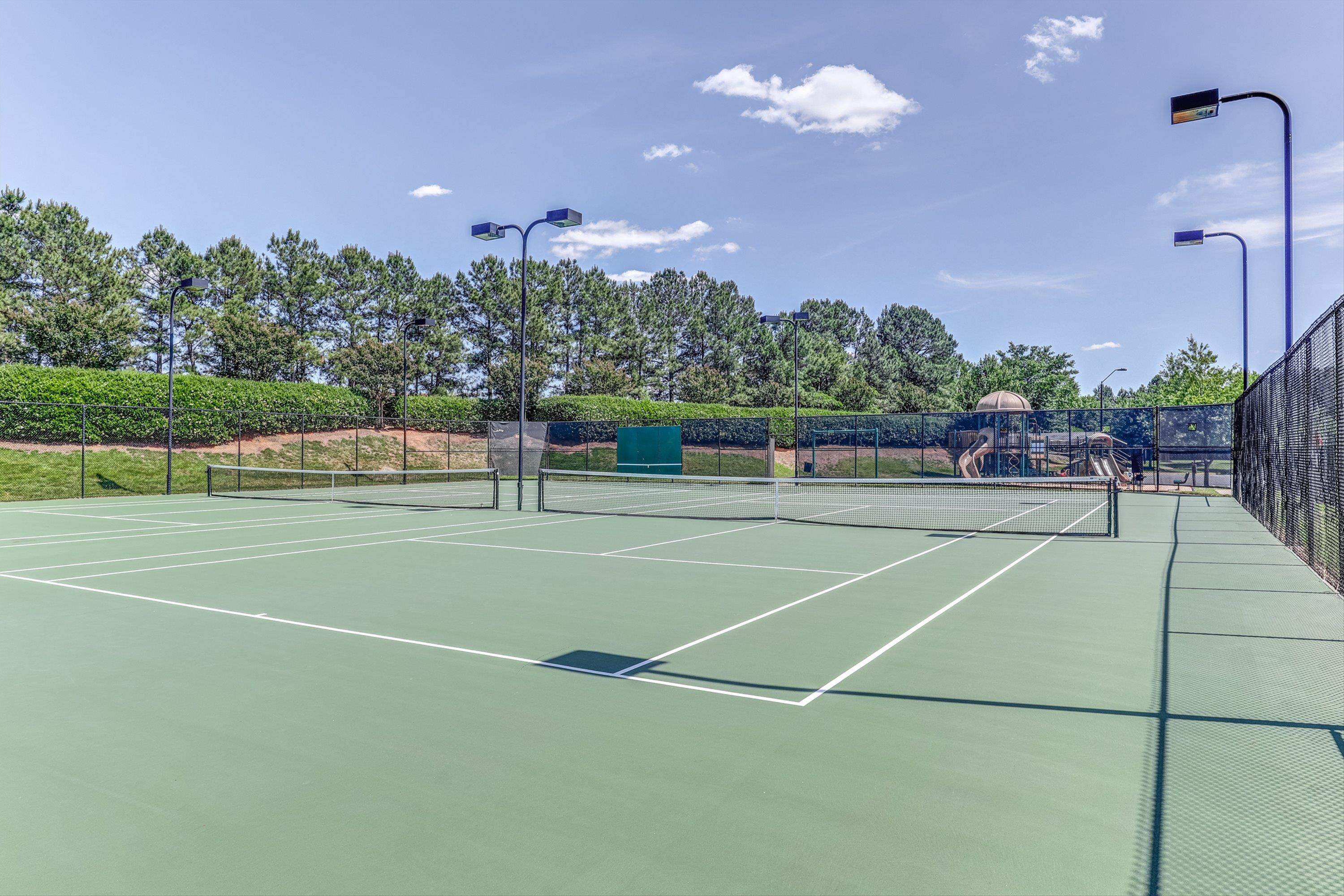411 Provincial Street Raleigh, NC 27603 - Photo 33 of 41 a view of a tennis court