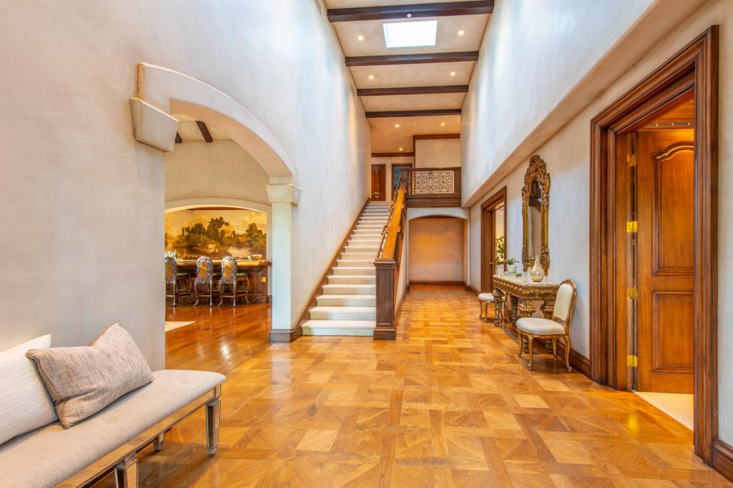 35 Ralston Road Atherton, CA 94027 - Photo 3 of 34 a view of entryway and hall with wooden floor