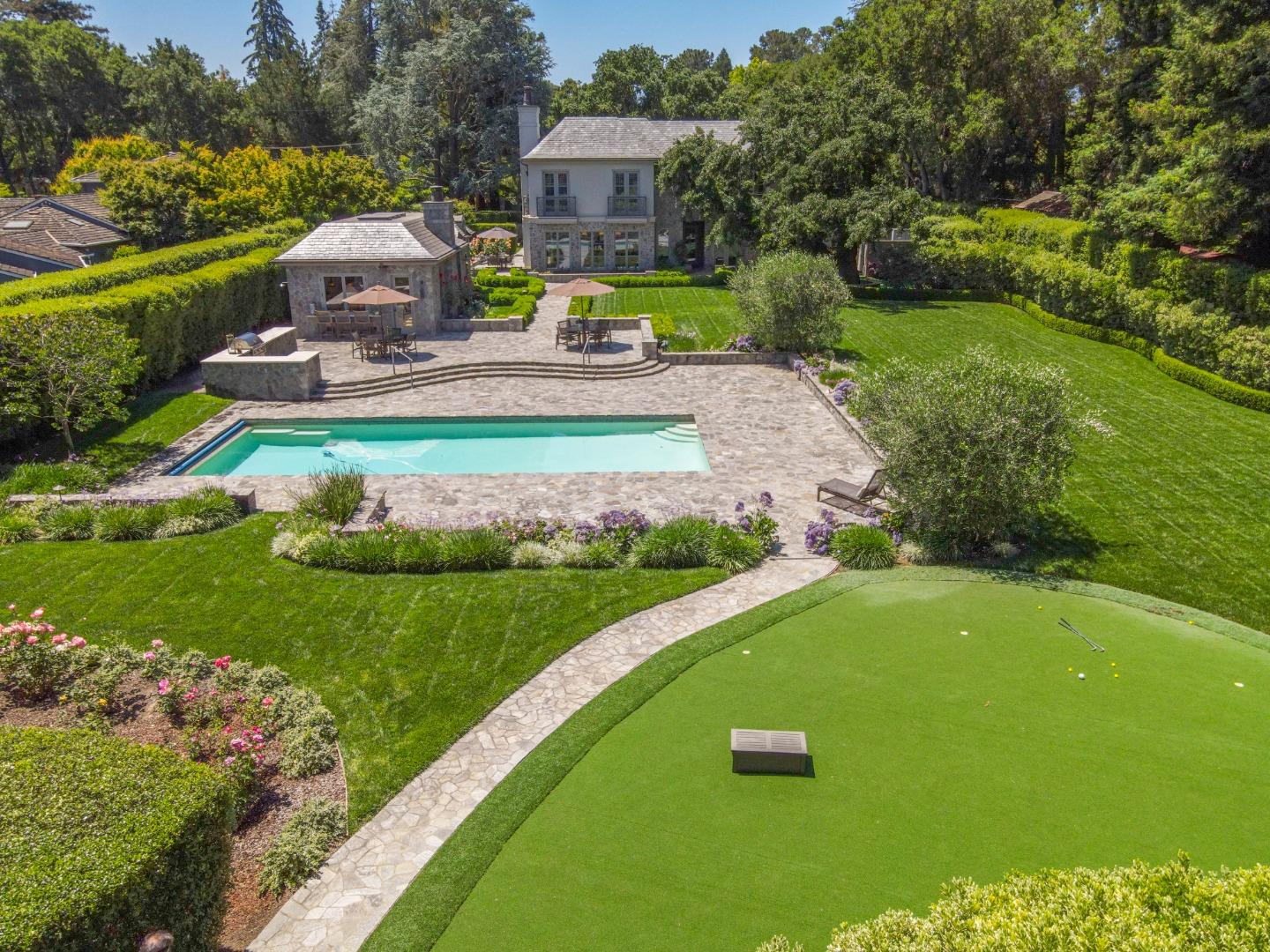 35 Ralston Road Atherton, CA 94027 - Photo 34 of 34 a view of a house with a yard