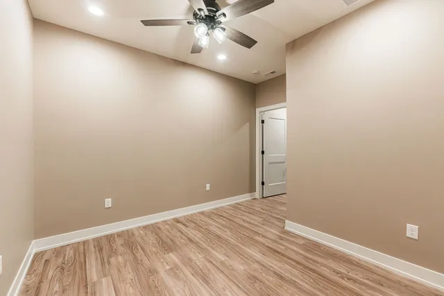 wooden floor in an empty room