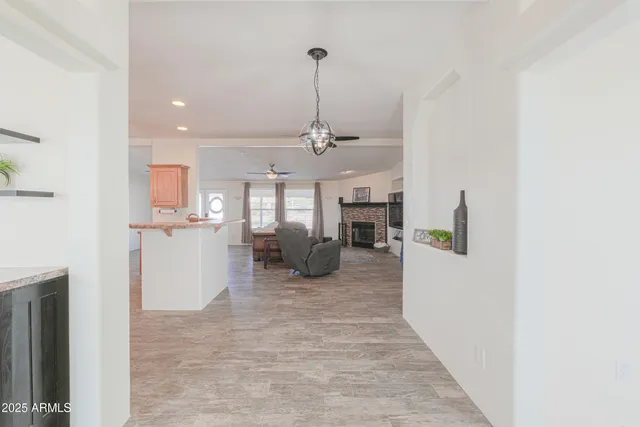 a very nice looking room with a large window