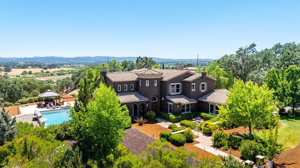 2191 Lake Ysabel Road Templeton, CA 93465 - Photo 2 of 73 an aerial view of a house with a yard basket ball court and outdoor seating