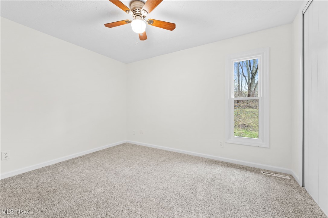 4098 State Road Medina, OH 44256 - Photo 20 of 41 Empty room with carpet flooring and ceiling fan