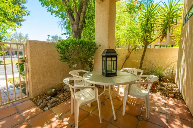 a view of balcony and patio