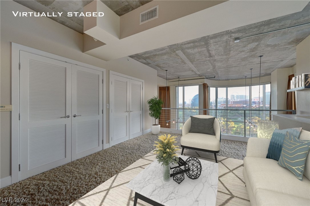 360 East Desert Inn Road, Unit 1007 Las Vegas, NV 89109 - Photo 29 of 50 primary bedroom loft virtually staged