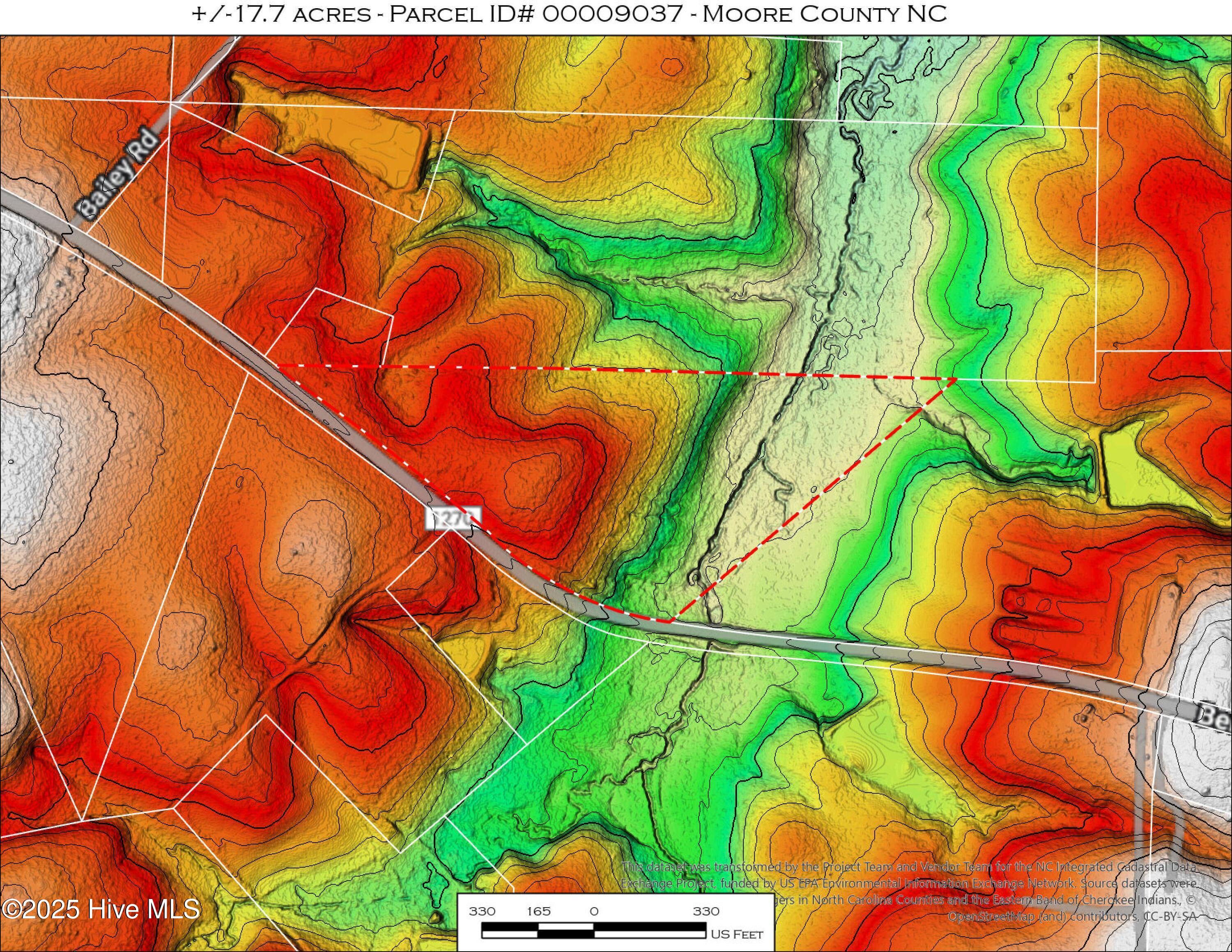 Tbd Bensalem Church Road Eagle Springs, NC 27242 - Photo 16 of 16 Topo Map