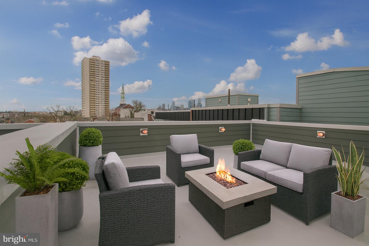 1022 South 2nd Street, Unit 4 Philadelphia, PA 19147 - Photo 42 of 50 a view of a terrace with couches