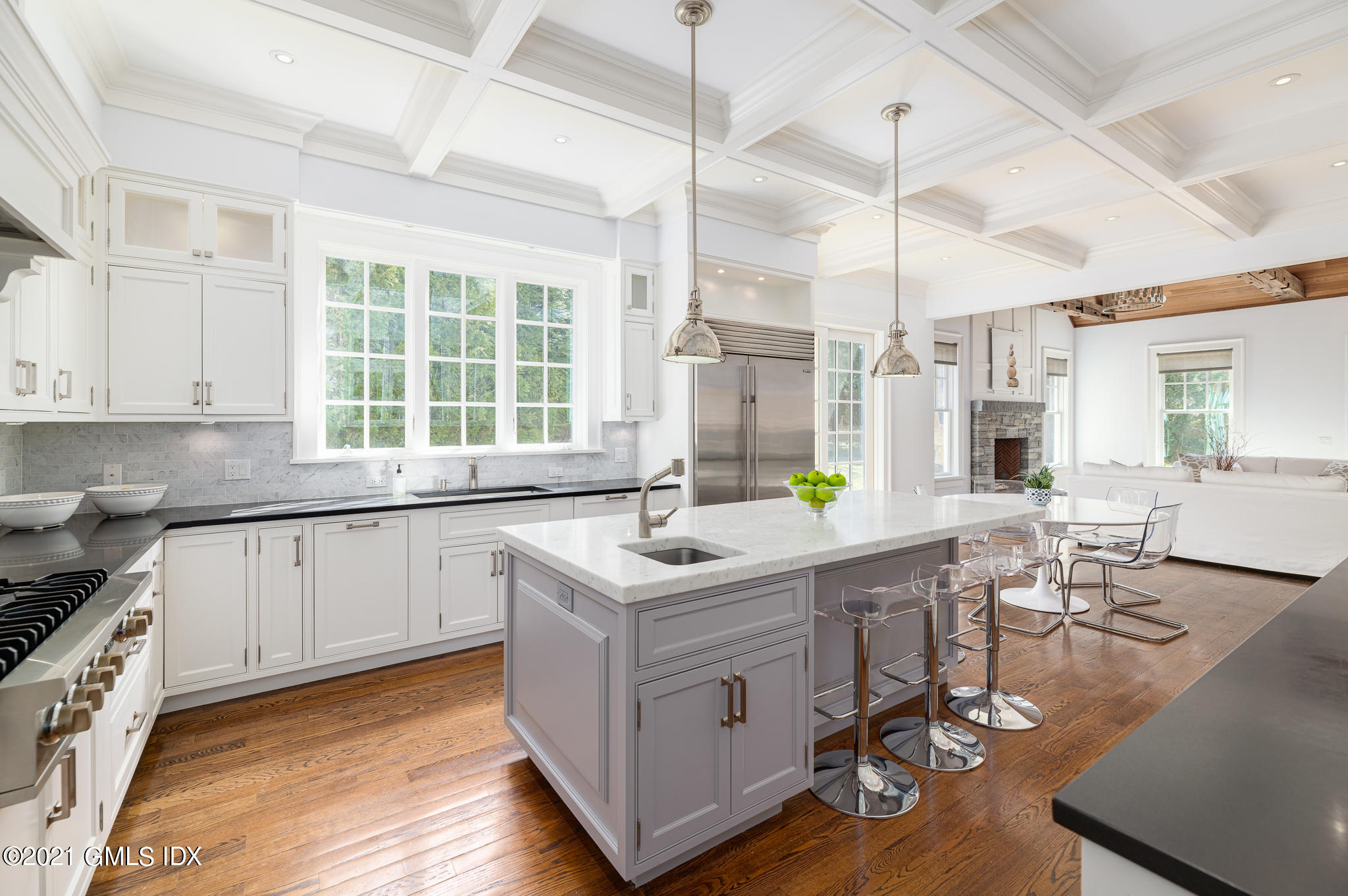 5 Gilliam Lane Riverside, CT 06878 - Photo 12 of 46 a kitchen with a sink stove and cabinets