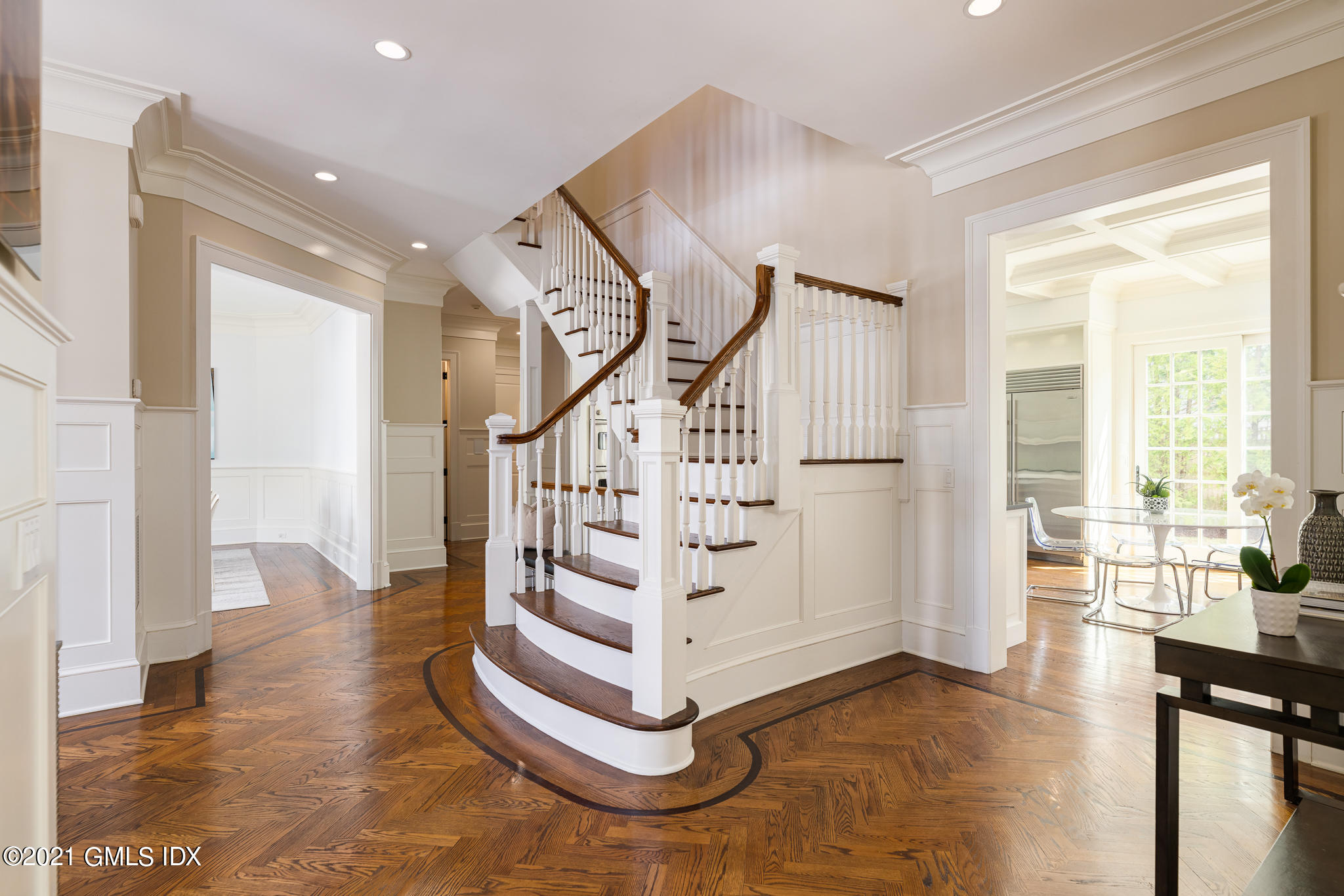 5 Gilliam Lane Riverside, CT 06878 - Photo 4 of 46 a view of entryway with wooden floor and windows