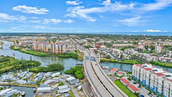 a view of an ocean beach
