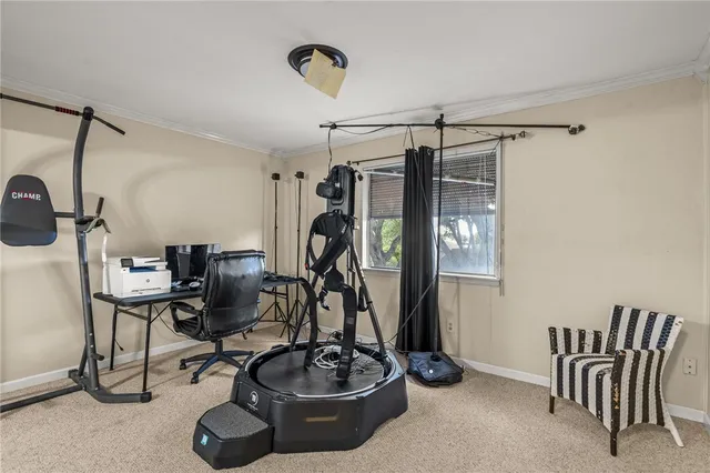 a room with musical instruments