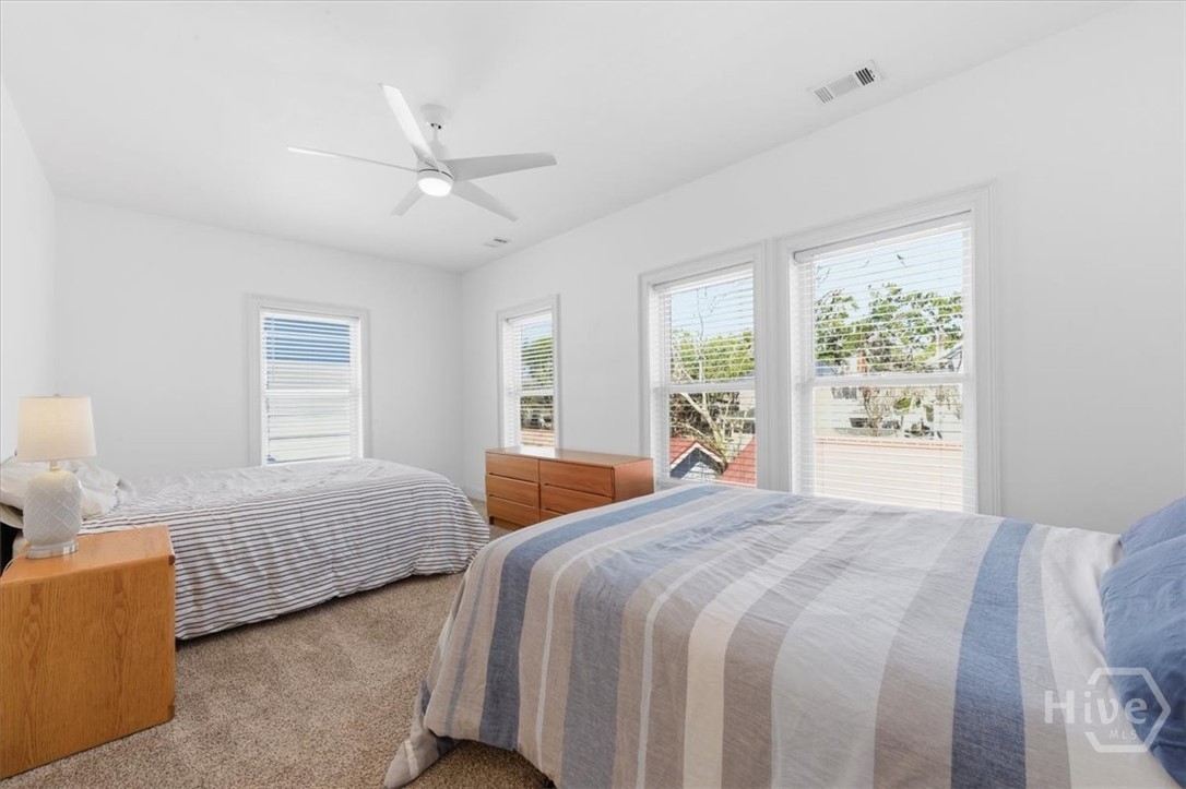516 West 37th Street Savannah, GA 31415 - Photo 24 of 43 Large 1st Bedroom, can easily fit 2 Queen Beds