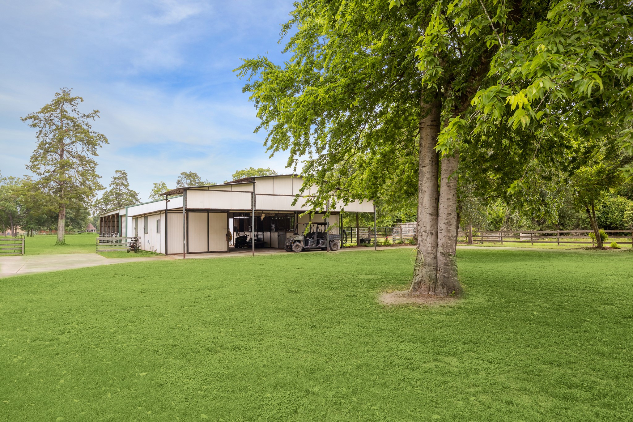 17814 Seidel Cemetary Road Tomball, TX 77377 - Photo 3 of 30 a view of a big yard next to a house