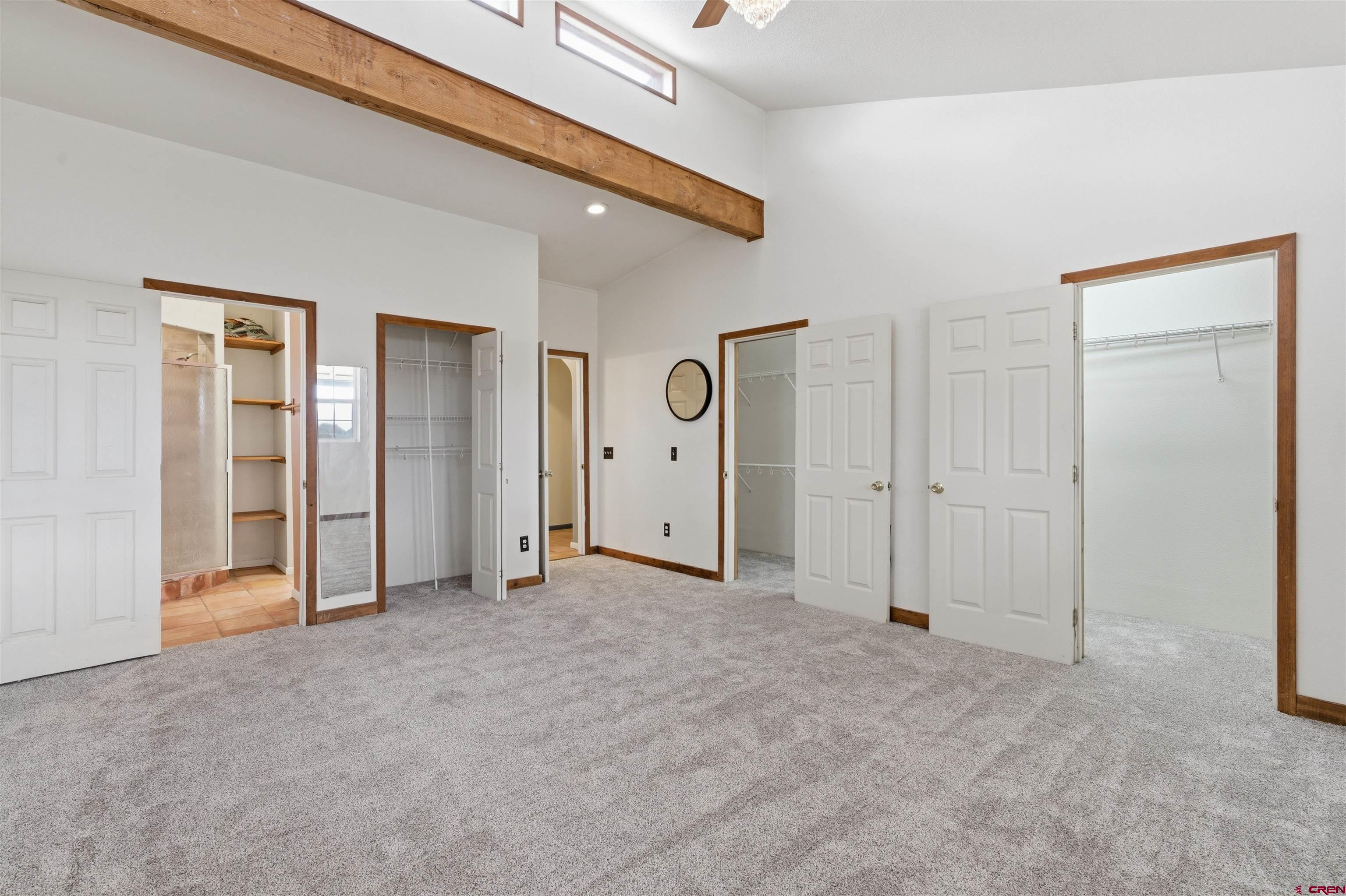 16216 2600th Road Cedaredge, CO 81413 - Photo 13 of 45 an empty room with closet and mirrors