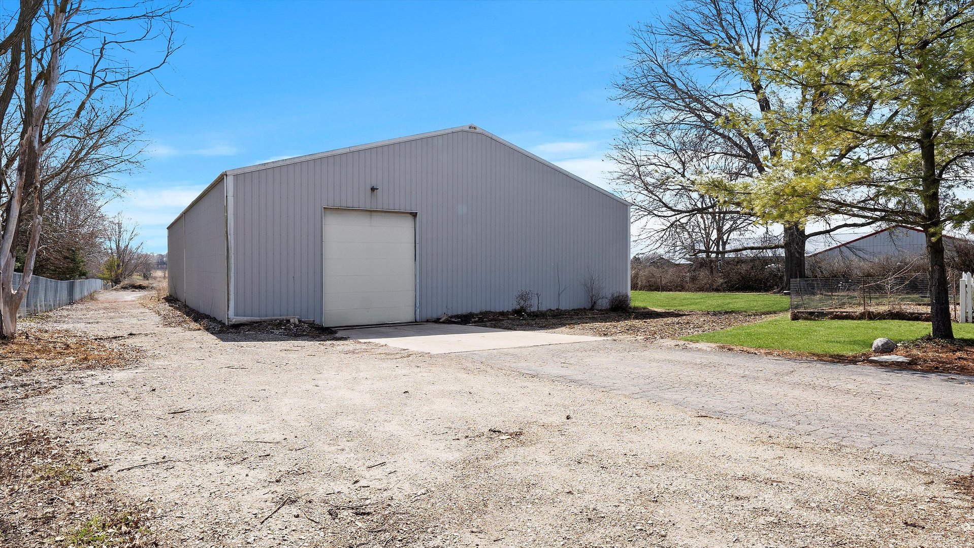 Undisclosed Address Elwood, IL 60421 - Photo 38 of 41 a backyard of a house with lots of green space