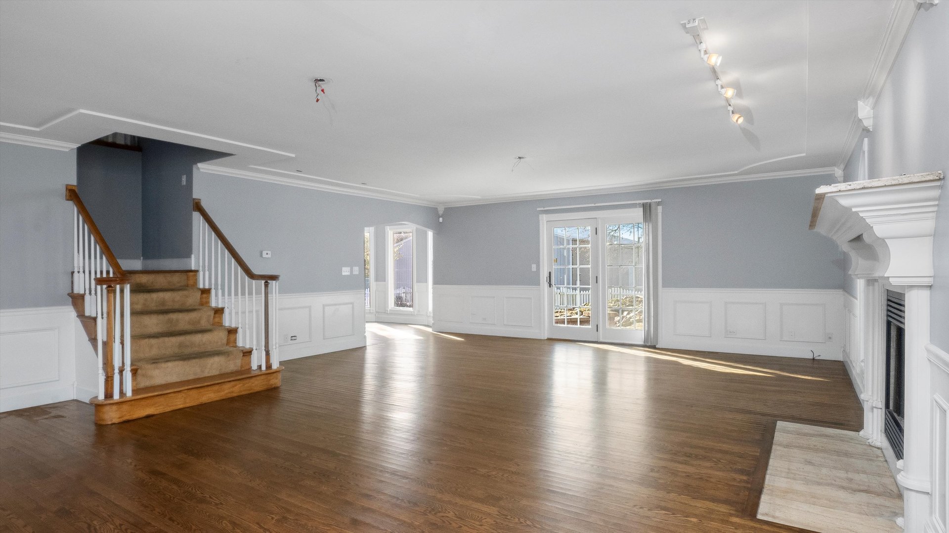 Undisclosed Address Elwood, IL 60421 - Photo 6 of 41 a view of an entryway with wooden floor