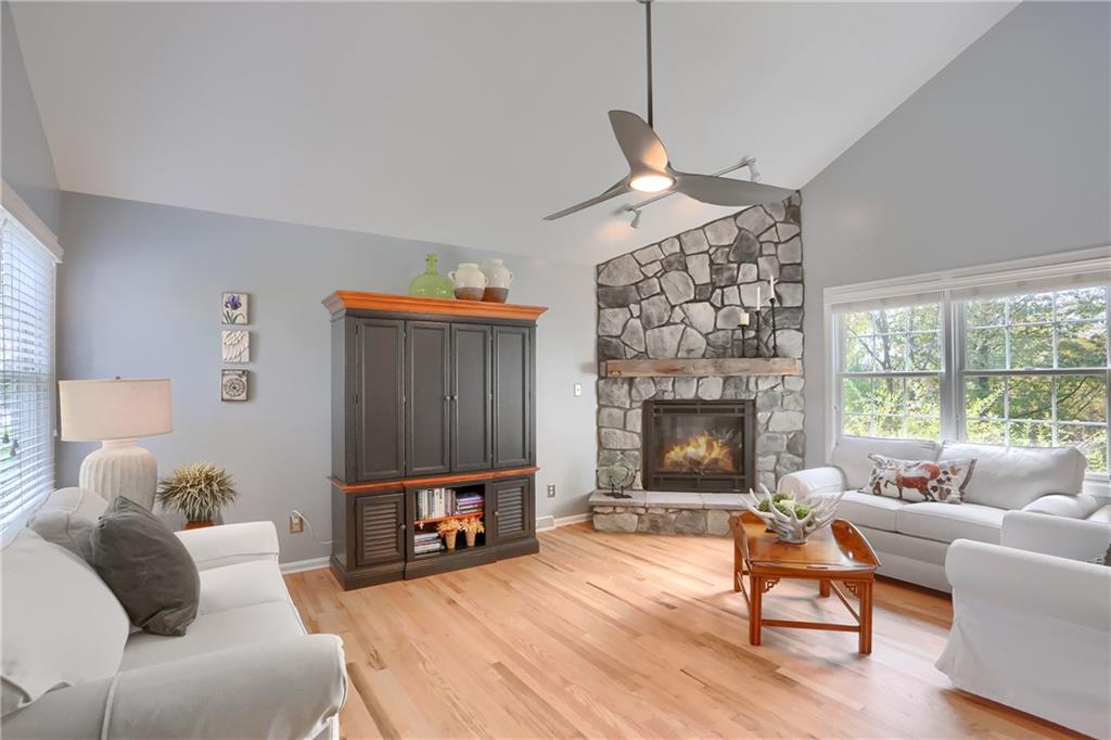 4201 Battle Ridge Road McDonald, PA 15057 - Photo 11 of 50 a living room with furniture a window and a fireplace