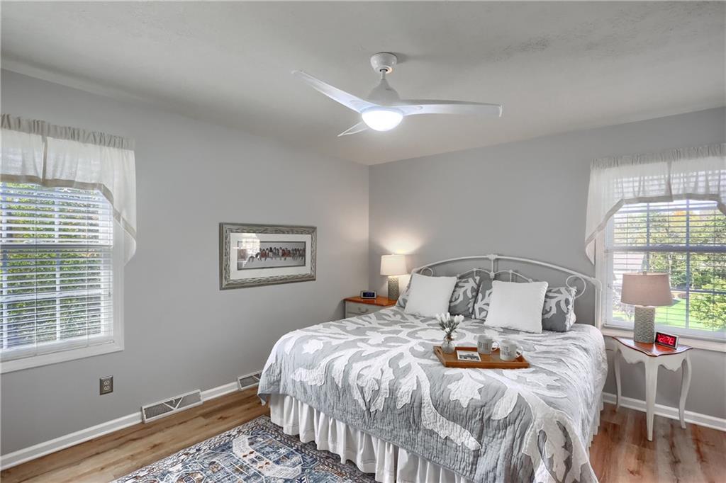 4201 Battle Ridge Road McDonald, PA 15057 - Photo 28 of 50 a bedroom with a bed and wooden floor
