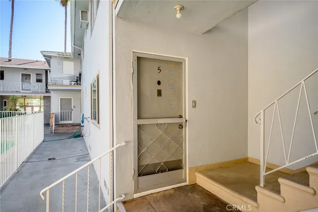 a view of an entryway of a house