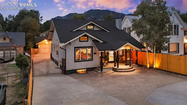 a view of a house with a pool