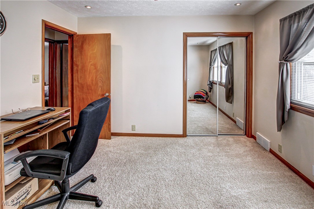 4234 Grafton Road Brunswick, OH 44212 - Photo 22 of 40 Office with a textured ceiling and light colored carpet