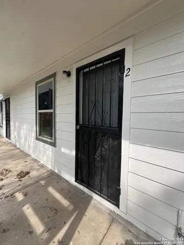 a view of a entryway of the house