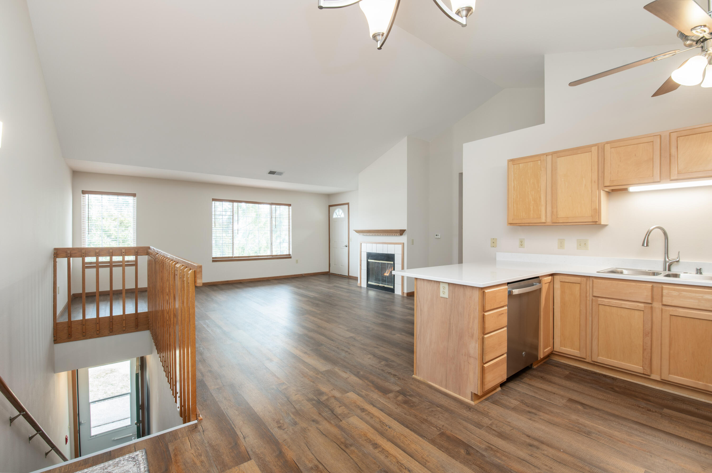 330 East Tyranena Park Road, Unit 2 Lake Mills, WI 53551 - Photo 15 of 33 Kitchen + Living Room