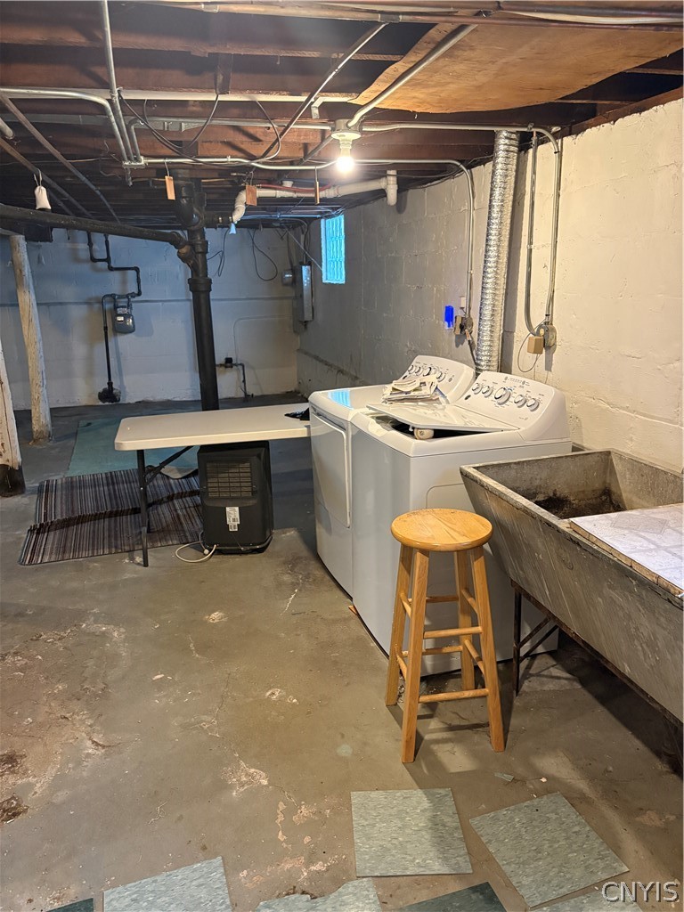 148 Culbert Street Syracuse, NY 13208 - Photo 14 of 21 Basement Laundry