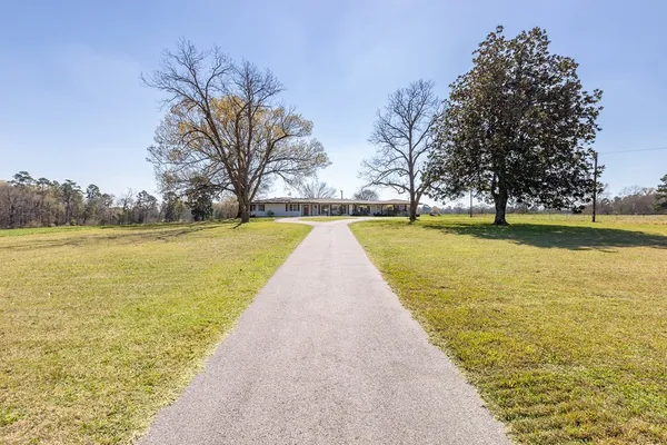 a view of an outdoor space and swimming pool