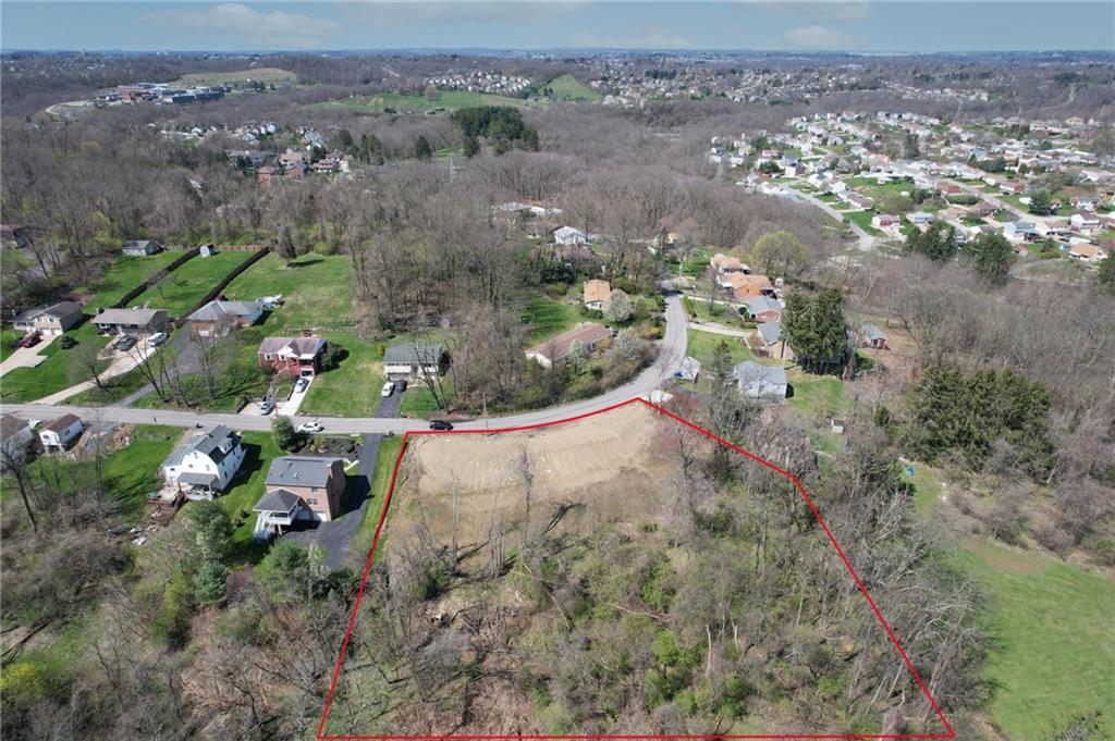 76 Midway Drive McKees Rocks, PA 15136 - Photo 17 of 28 an aerial view of a houses with a yard