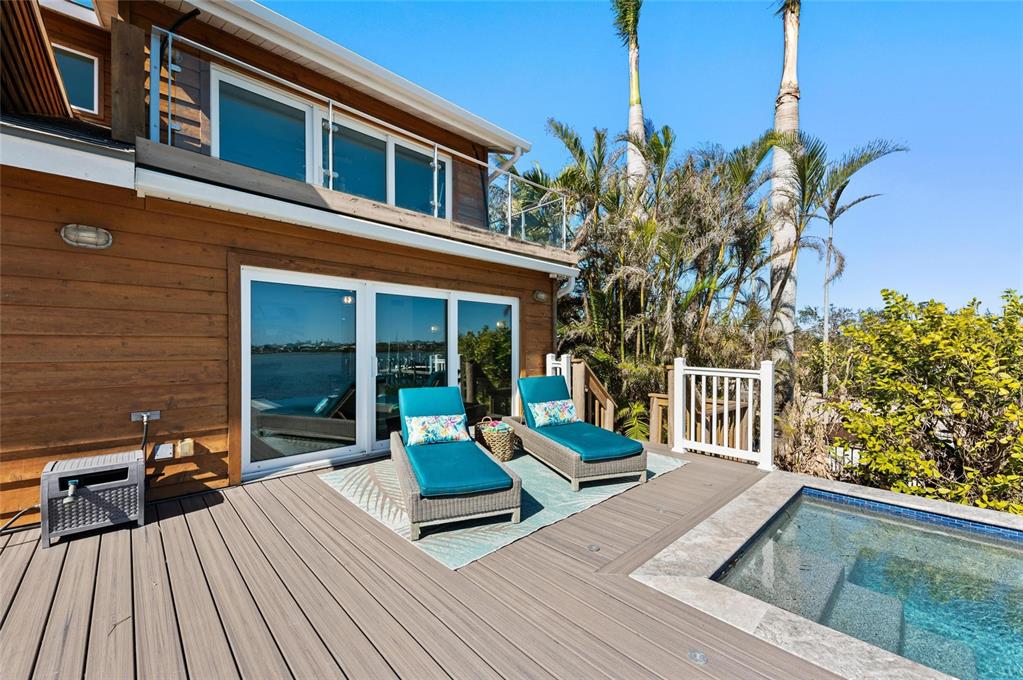 140 North Casey Key Road Osprey, FL 34229 - Photo 59 of 91 swimming pool view with a seating space