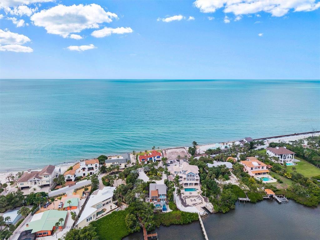 140 North Casey Key Road Osprey, FL 34229 - Photo 69 of 91 a view of an ocean from a balcony