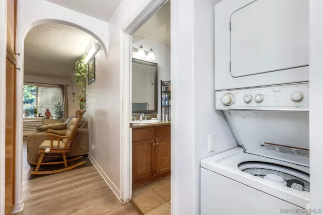 a room with storage and utility