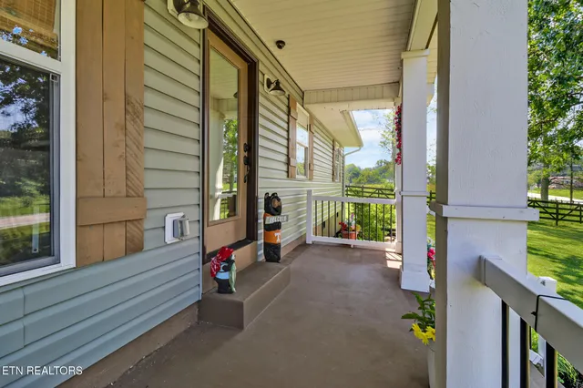 a view of an outdoor space with seating area