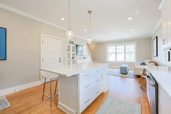 a very nice looking room with a large window