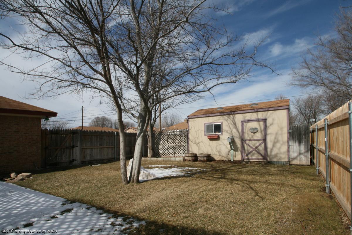 4212 Rincon Avenue Amarillo, TX 79110 - Photo 12 of 13 back yard
