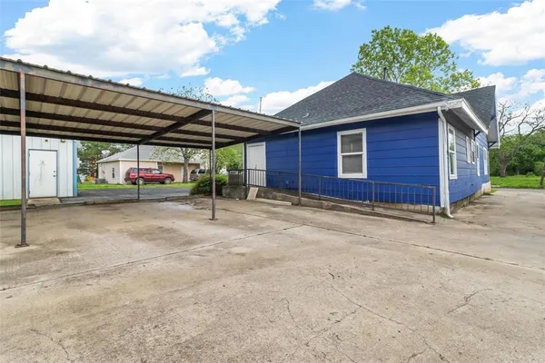 a view of a car garage