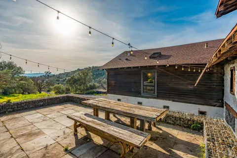 a view of an outdoor space with a lake view