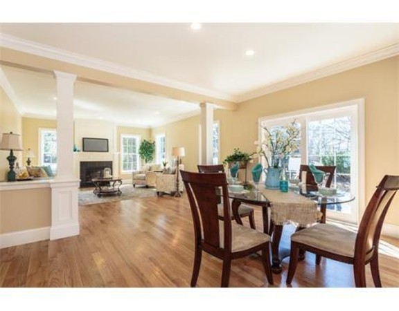 30 Robinson Road Lexington, MA 02420 - Photo 6 of 9 a view of a dining room with furniture window and wooden floor