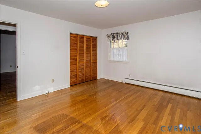 wooden floor in an empty room