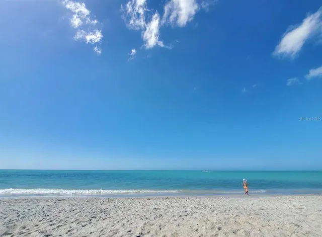 a view of an ocean beach