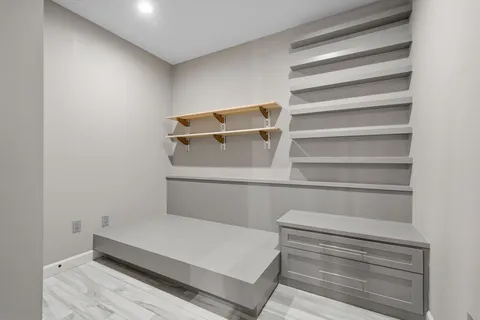 a view of walk in closet