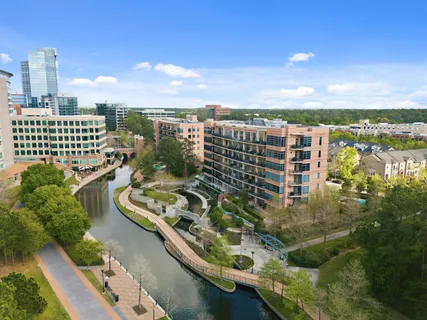 a view of a city with tall buildings