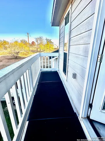 a view of front door