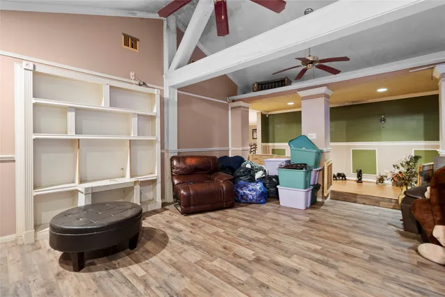 a bathroom with a sink a vanity and a mirror